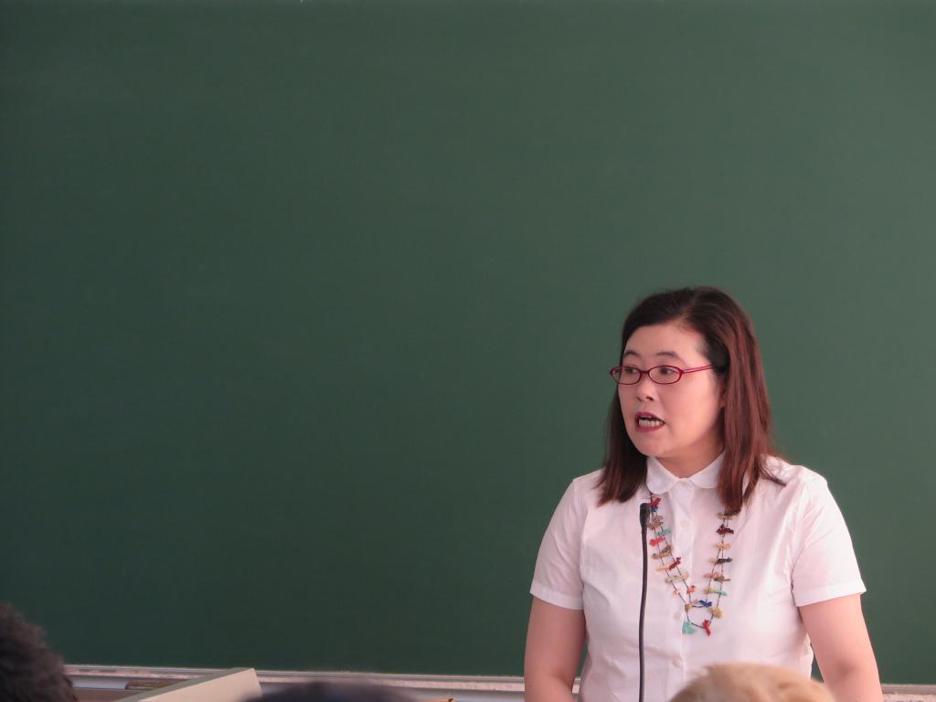 日方领队高濑老师发言