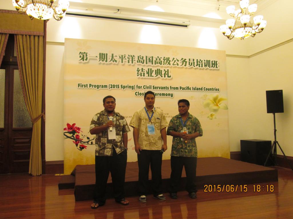 密克罗尼西亚学员大合唱