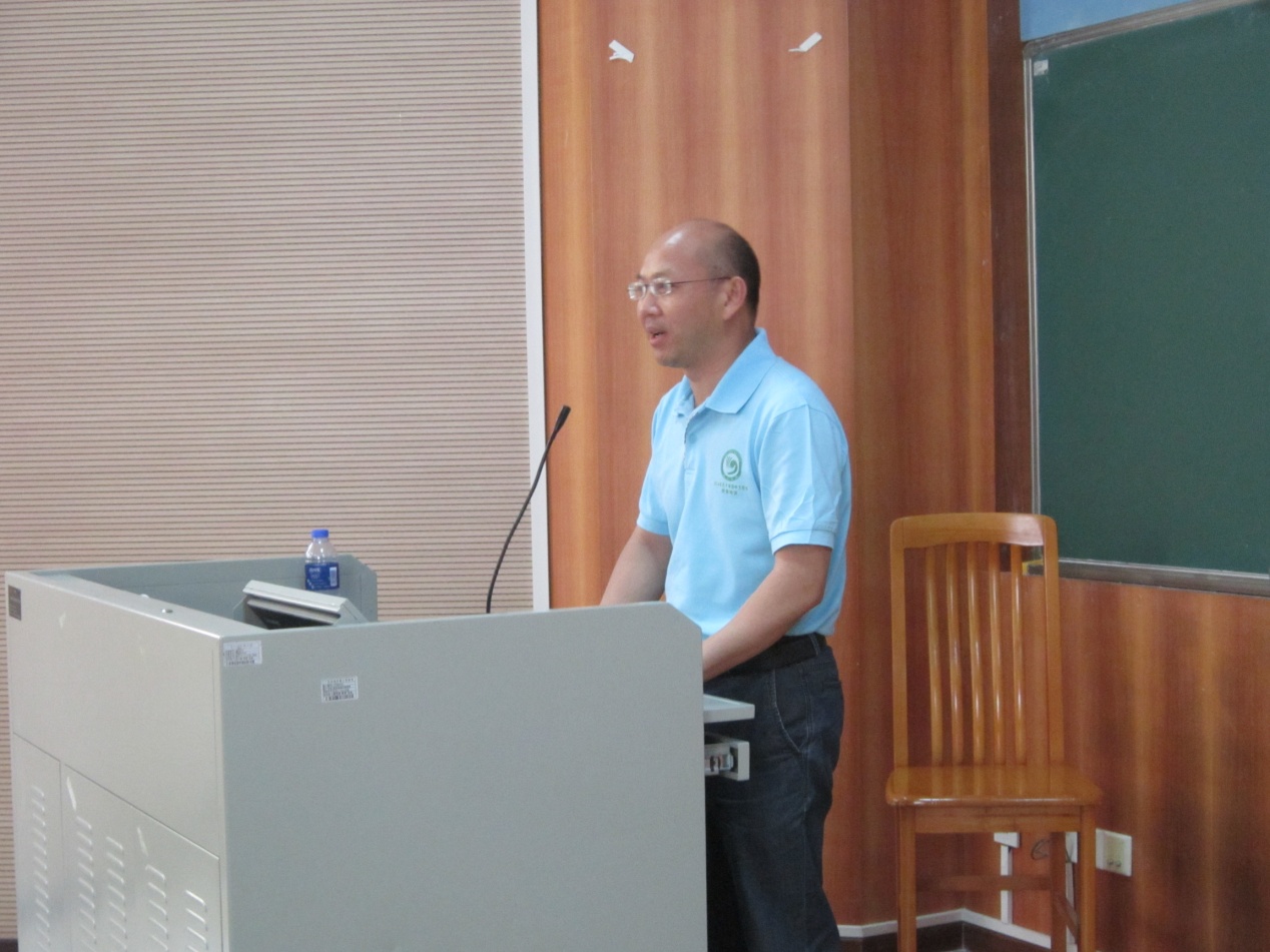 秘鲁圣玛利亚天主教大学孔子学院中方院长彭启贵发言